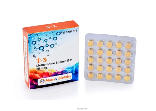 T 3 Liothyronine Sodium Tablet B.P 25 Mcg